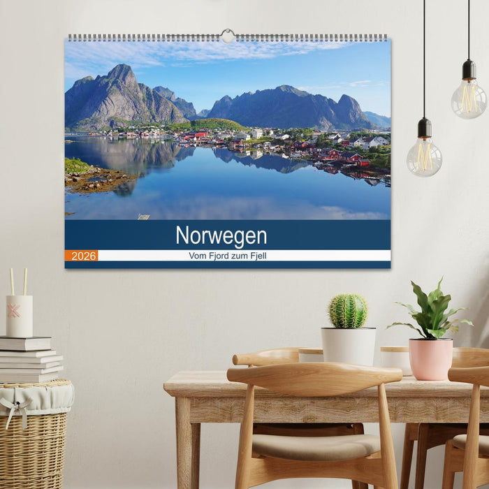 Norwegen 2026 - vom Fjord zum Fjell (CALVENDO Wandkalender 2026)
