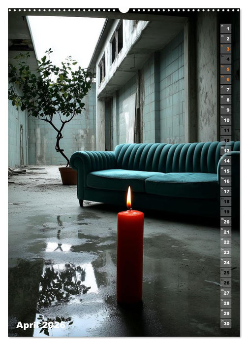 Kerzenwelt (CALVENDO Wandkalender 2026)