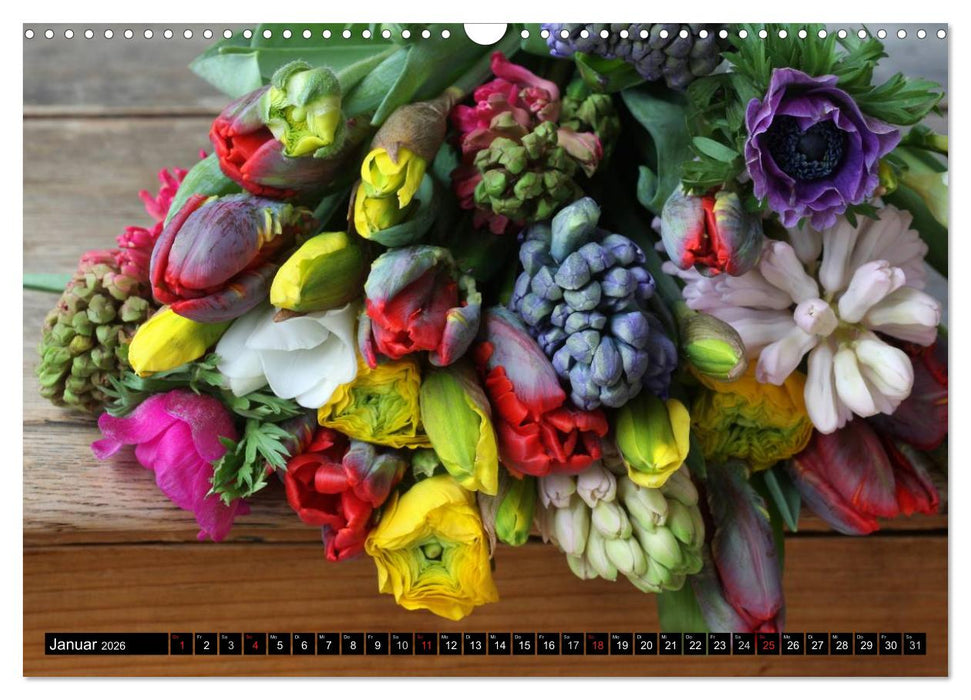 Bunte Sträuße (CALVENDO Wandkalender 2026)