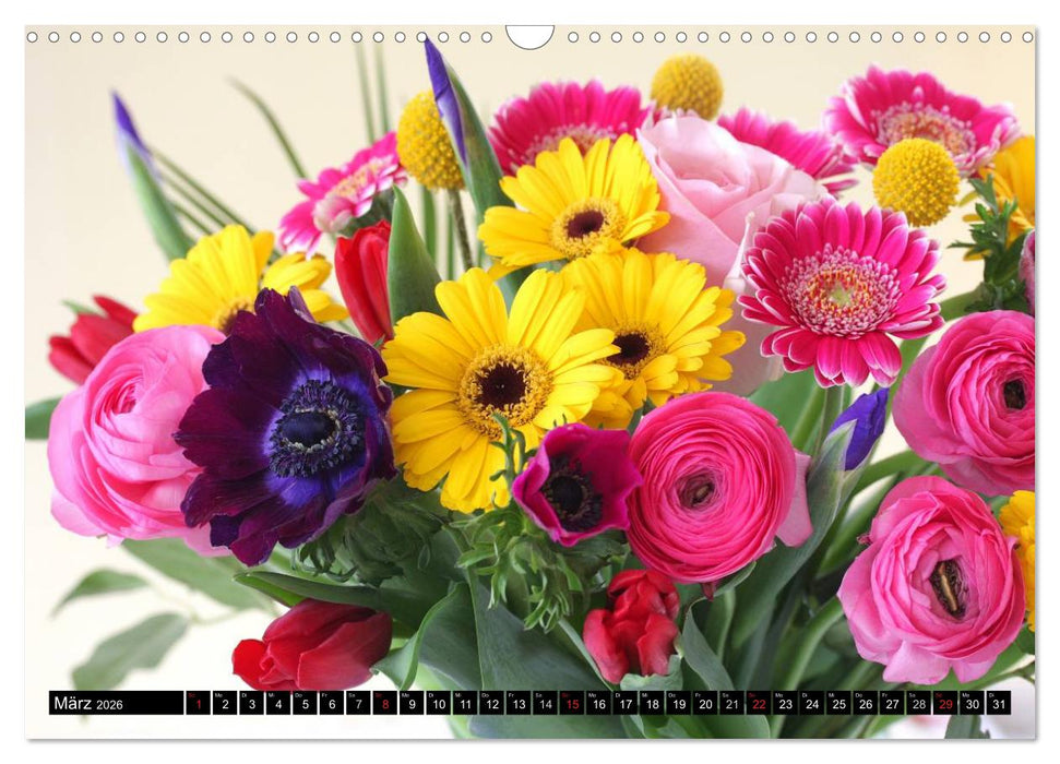 Bunte Sträuße (CALVENDO Wandkalender 2026)