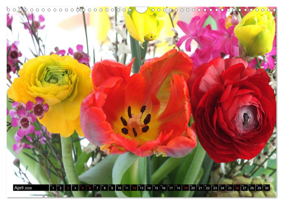 Bunte Sträuße (CALVENDO Wandkalender 2026)