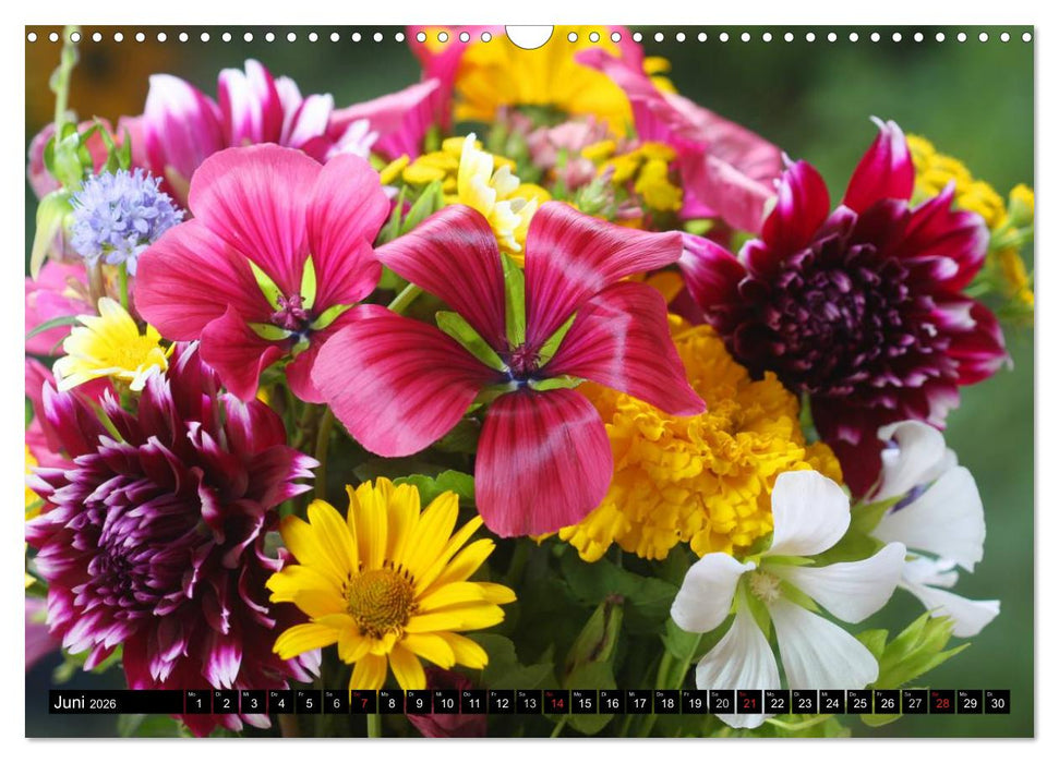 Bunte Sträuße (CALVENDO Wandkalender 2026)