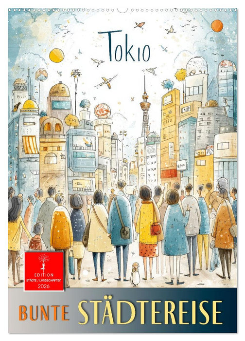 Bunte Weltreise (CALVENDO Wandkalender 2026)