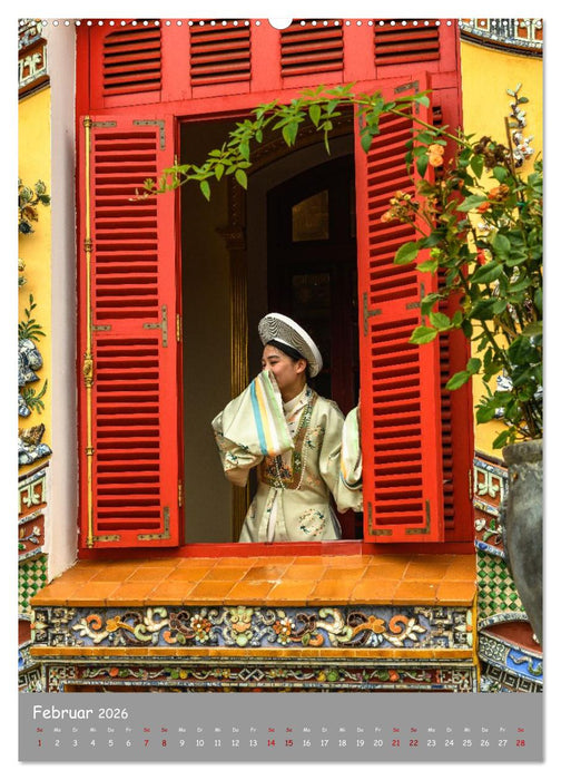 Vietnam Alltag, Farben, Geschichte (CALVENDO Wandkalender 2026)