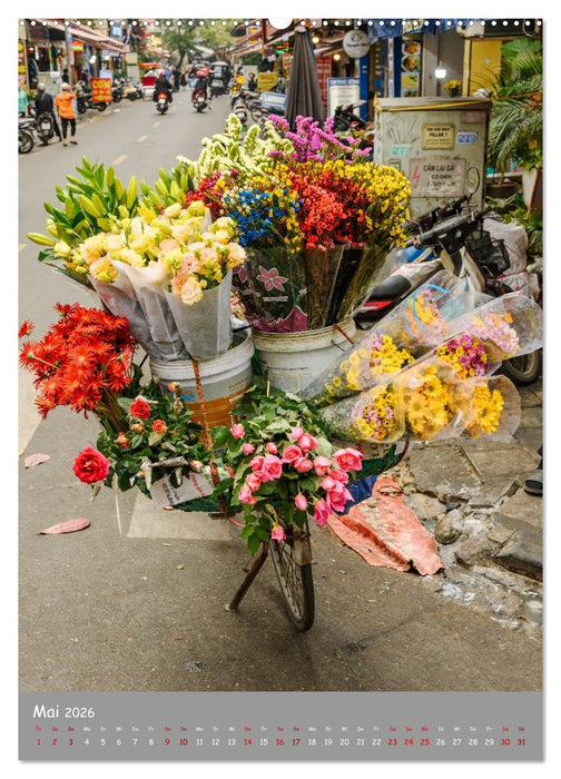 Vietnam Alltag, Farben, Geschichte (CALVENDO Wandkalender 2026)