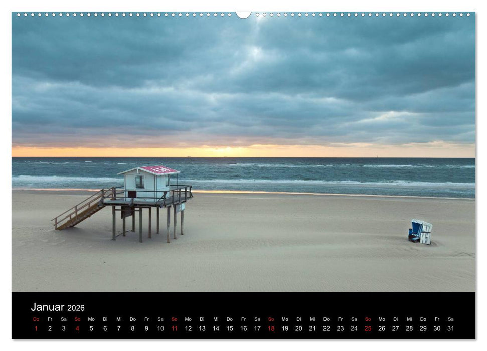 SYLT hinter den Dünen (CALVENDO Premium Wandkalender 2026)