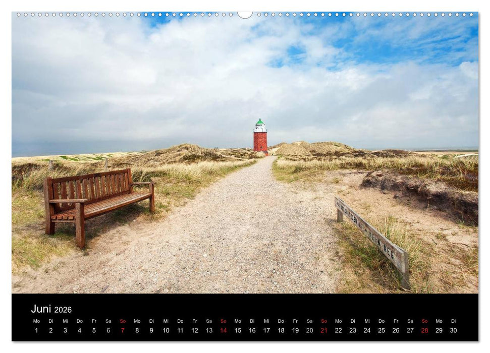 SYLT hinter den Dünen (CALVENDO Premium Wandkalender 2026)