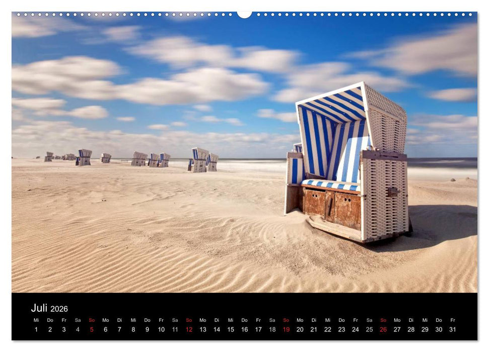 SYLT hinter den Dünen (CALVENDO Premium Wandkalender 2026)
