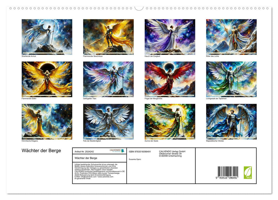 Wächter der Berge (CALVENDO Premium Wandkalender 2026)