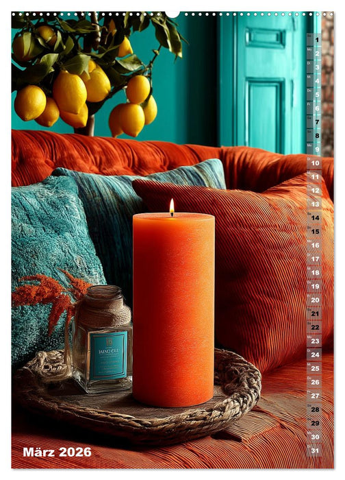 Kerzenwelt (CALVENDO Premium Wandkalender 2026)
