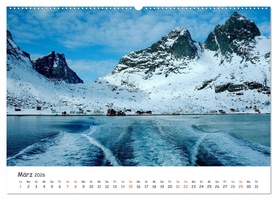 Nordnorwegen im Licht (CALVENDO Wandkalender 2026)