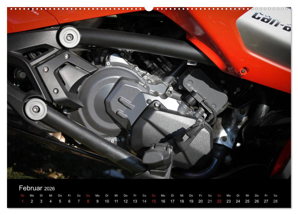 CanAm Spyder F3 (CALVENDO Premium Wandkalender 2026)