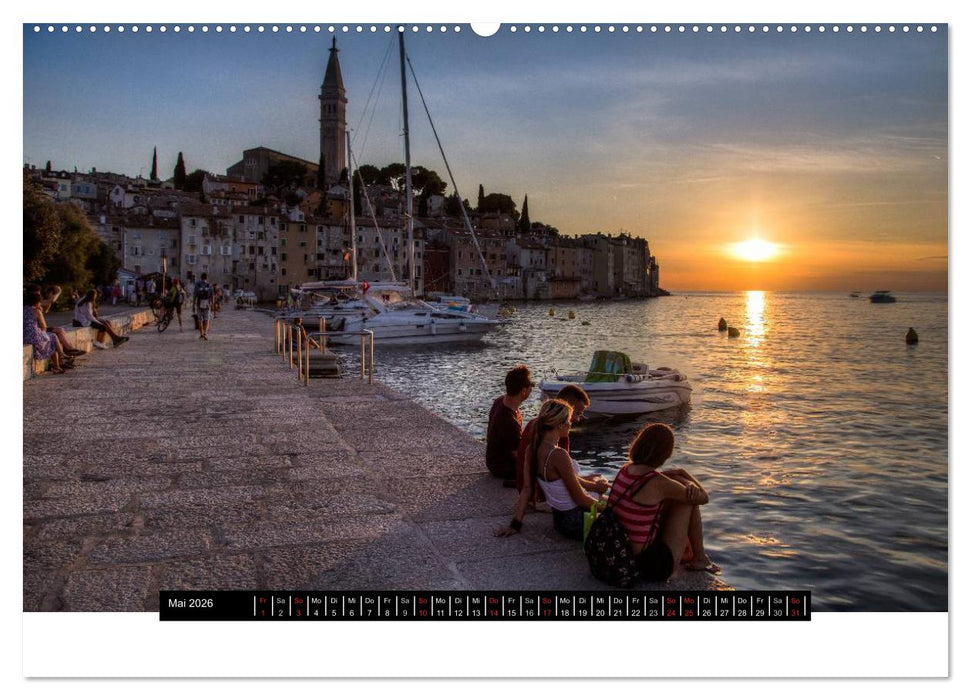 Istrien, der Flair des Südens (CALVENDO Premium Wandkalender 2026)