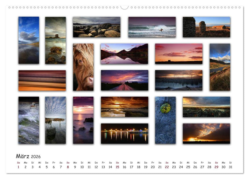 Schottland Impressionen (CALVENDO Premium Wandkalender 2026)