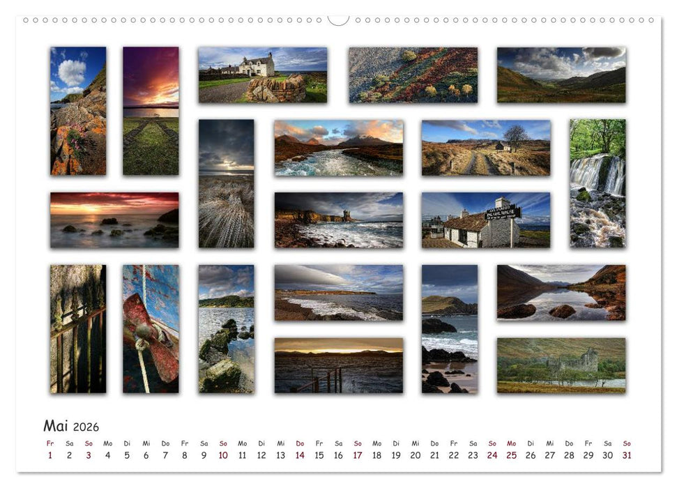 Schottland Impressionen (CALVENDO Premium Wandkalender 2026)