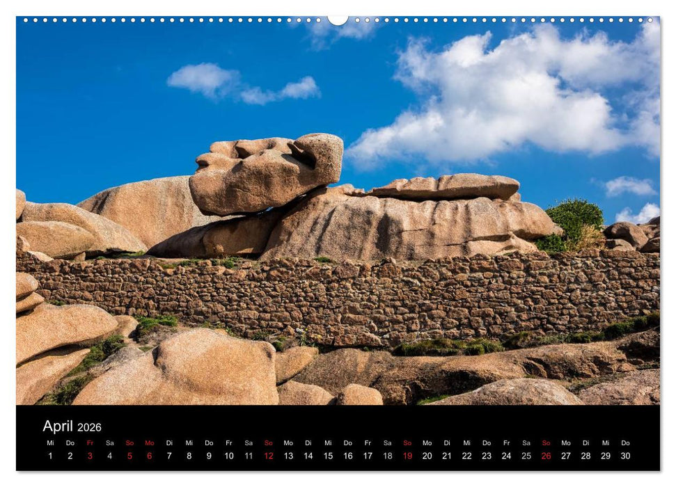 Unterwegs in der Bretagne (CALVENDO Wandkalender 2026)