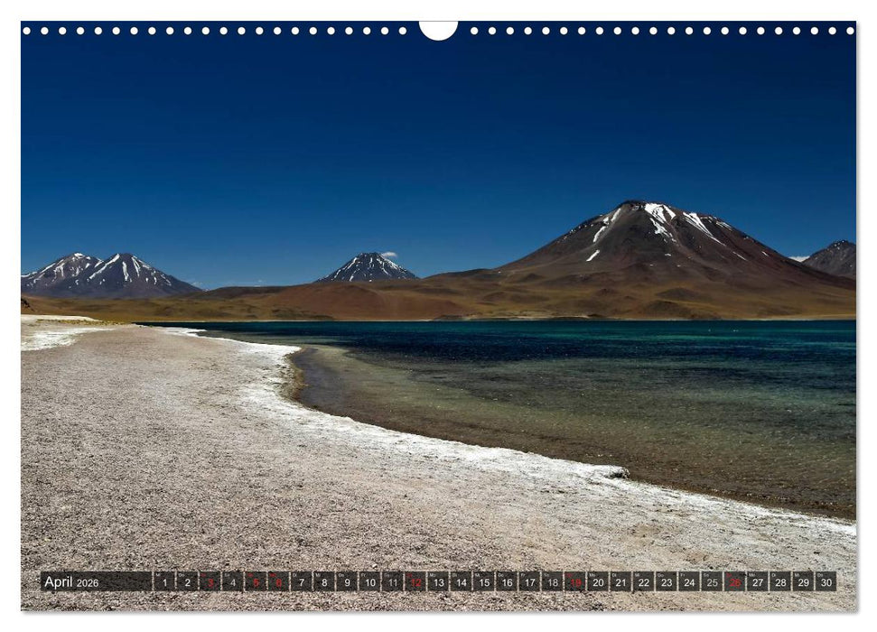 Atacama Wüste - Landschaften der Extreme (CALVENDO Wandkalender 2026)