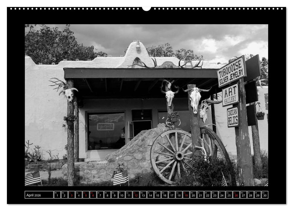 Side-Clicks Amerika in schwarz-weiß (CALVENDO Premium Wandkalender 2026)