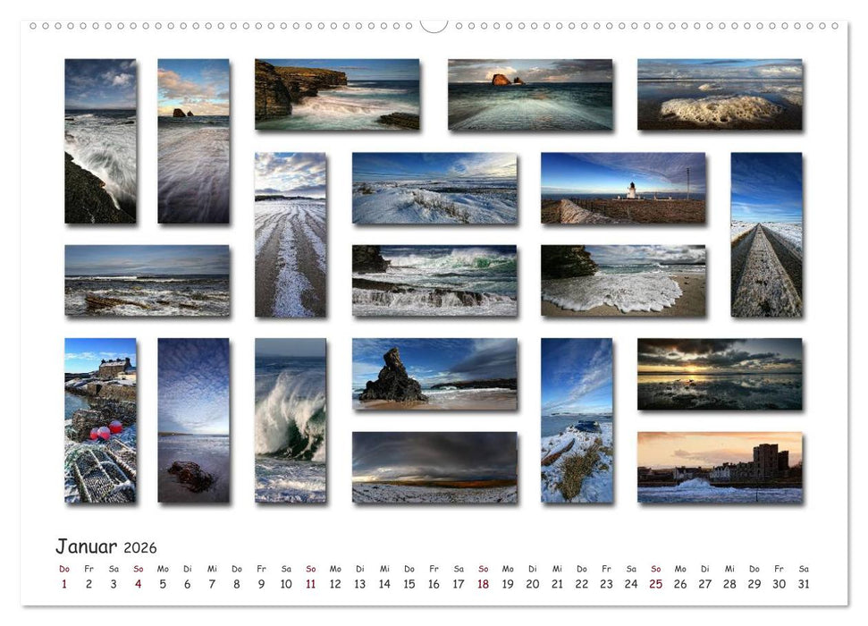 Schottland Impressionen (CALVENDO Wandkalender 2026)