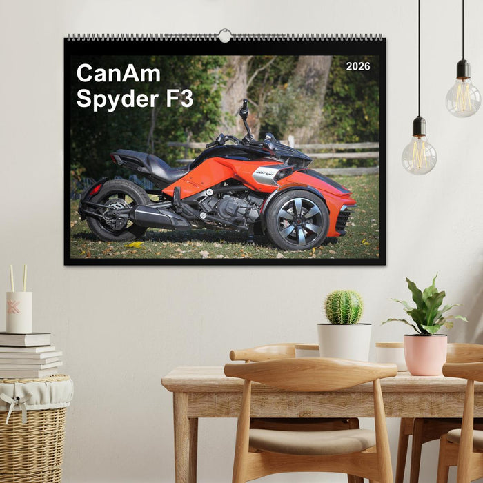 CanAm Spyder F3 (CALVENDO Wandkalender 2026)