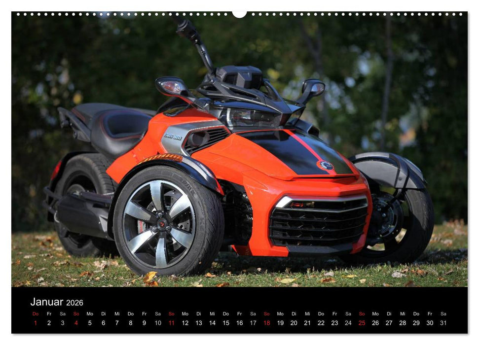 CanAm Spyder F3 (CALVENDO Wandkalender 2026)