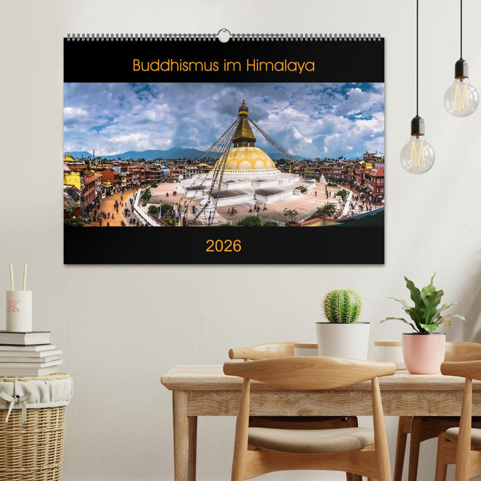 Buddhismus im Himalaya (CALVENDO Wandkalender 2026)