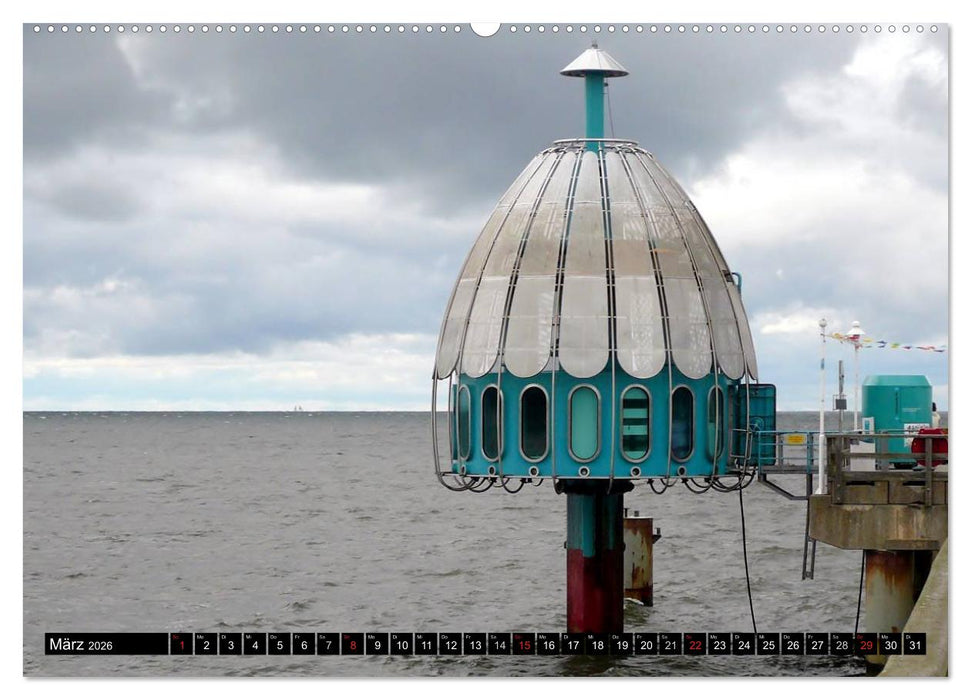 USEDOM - Seebäder und Naturparadies (CALVENDO Premium Wandkalender 2026)