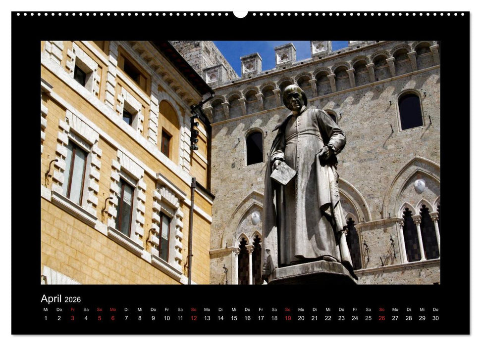 Siena, Perle der Toskana (CALVENDO Premium Wandkalender 2026)