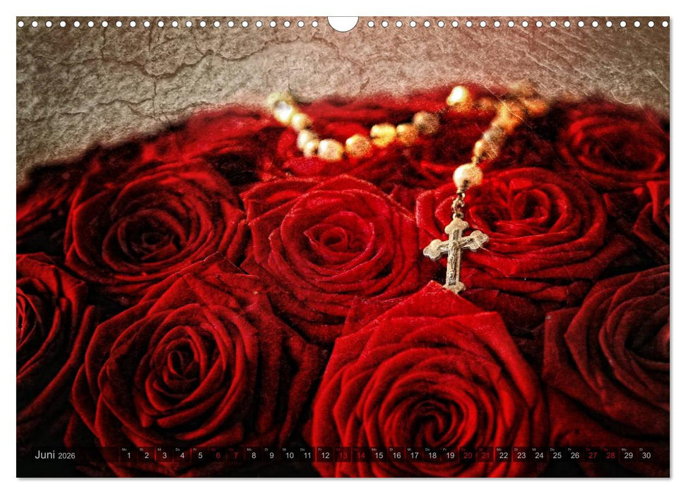 Gothic Rose - Rosen aus dem Garten der Finsternis (CALVENDO Wandkalender 2026)