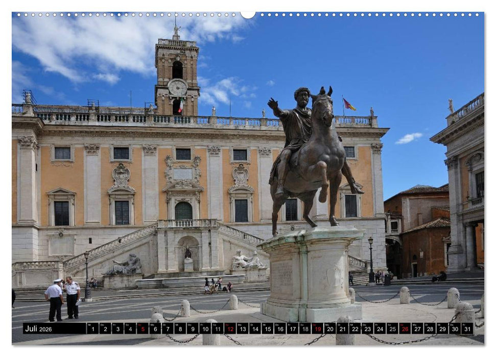 Spaziergang durch Rom (CALVENDO Premium Wandkalender 2026)