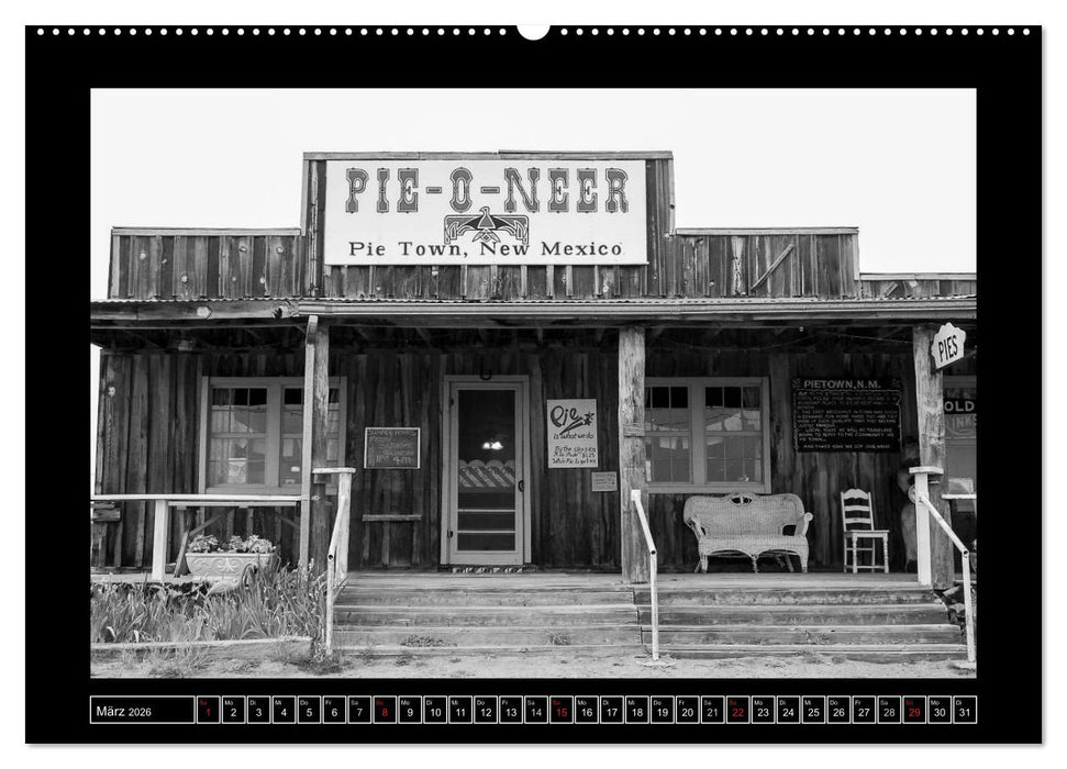 Side-Clicks Amerika in schwarz-weiß (CALVENDO Wandkalender 2026)