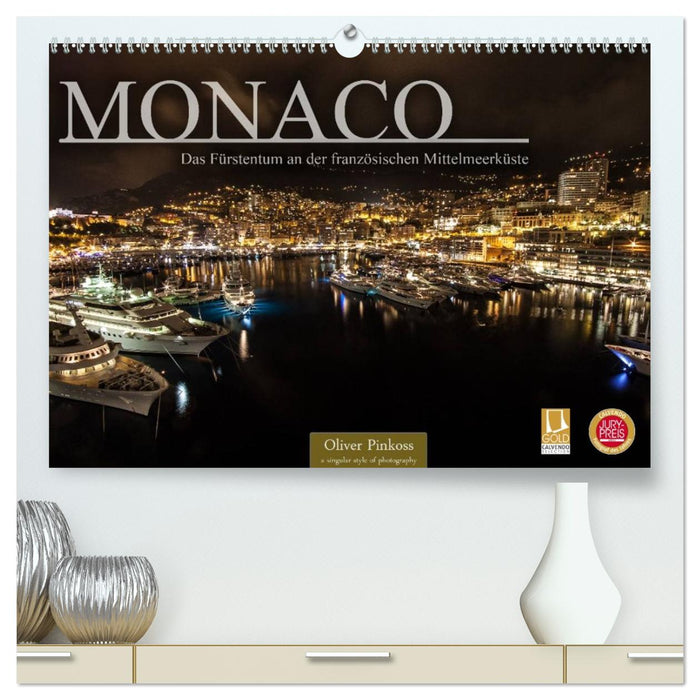 Monaco - Das Fürstentum an der französischen Mittelmeerküste (CALVENDO Premium Wandkalender 2026)
