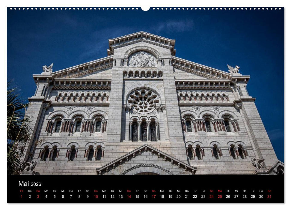 Monaco - Das Fürstentum an der französischen Mittelmeerküste (CALVENDO Premium Wandkalender 2026)