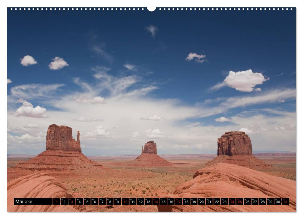 Blickpunkte der USA (CALVENDO Wandkalender 2026)