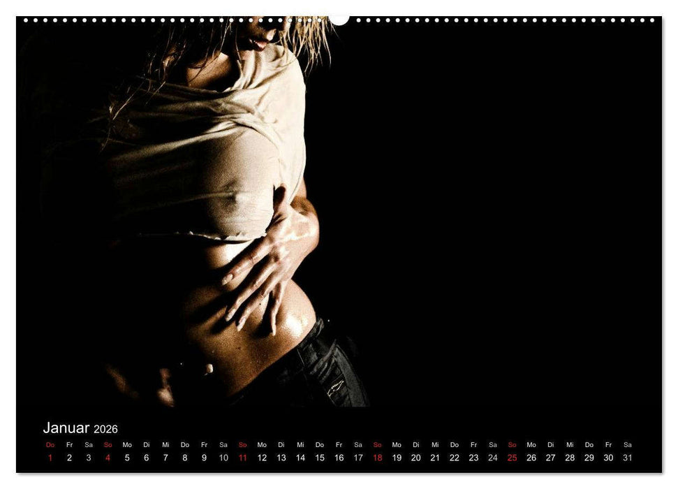 DIRTY GIRLS Frauen in Wasser und Öl (CALVENDO Wandkalender 2026)