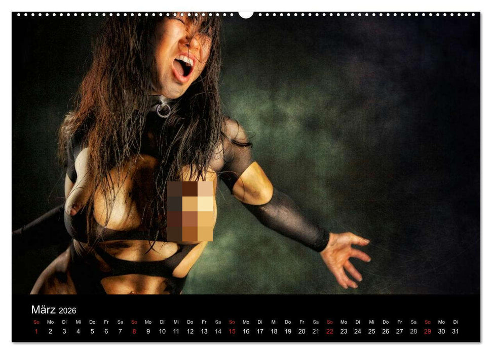 DIRTY GIRLS Frauen in Wasser und Öl (CALVENDO Wandkalender 2026)