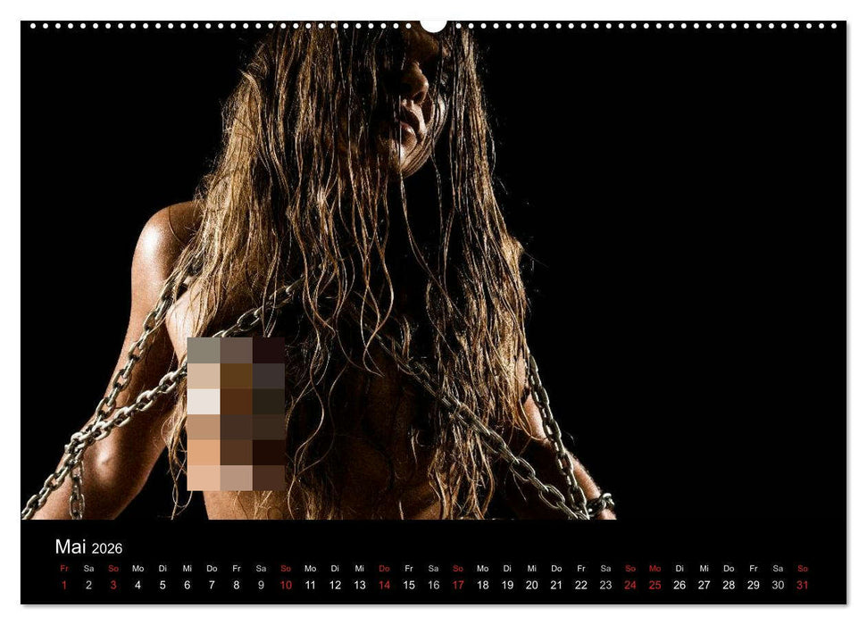 DIRTY GIRLS Frauen in Wasser und Öl (CALVENDO Wandkalender 2026)