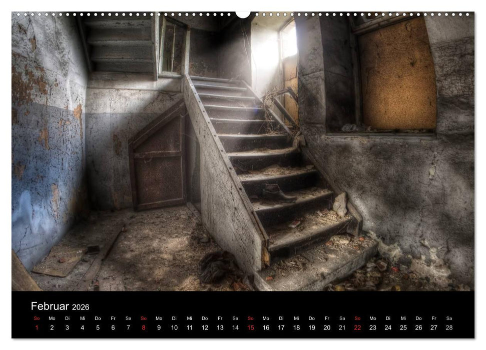 Lost Places - Verlassene Orte (CALVENDO Premium Wandkalender 2026)