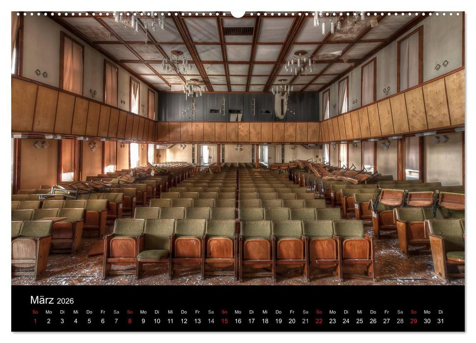 Lost Places - Verlassene Orte (CALVENDO Premium Wandkalender 2026)