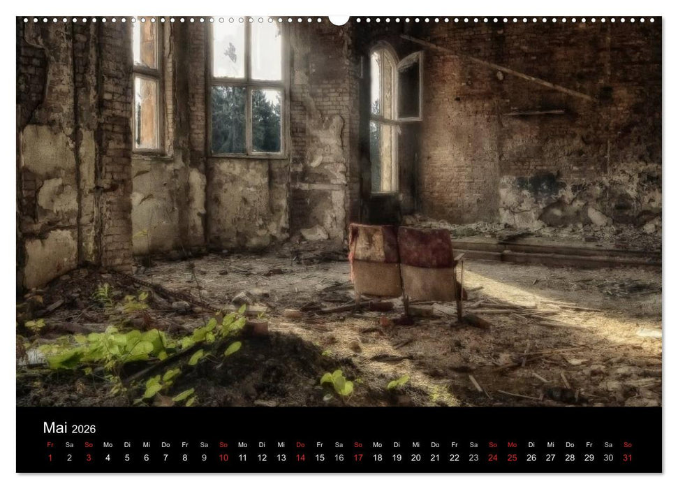 Lost Places - Verlassene Orte (CALVENDO Premium Wandkalender 2026)