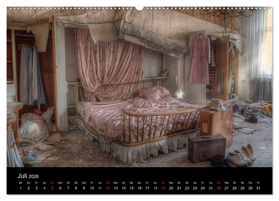 Lost Places - Verlassene Orte (CALVENDO Premium Wandkalender 2026)