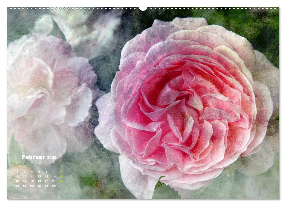 Rosen Romantik (CALVENDO Premium Wandkalender 2026)