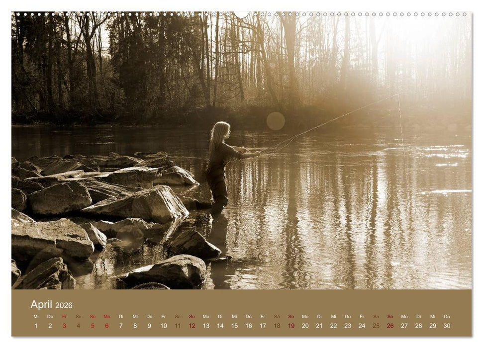 Fliegenfischen (CALVENDO Premium Wandkalender 2026)