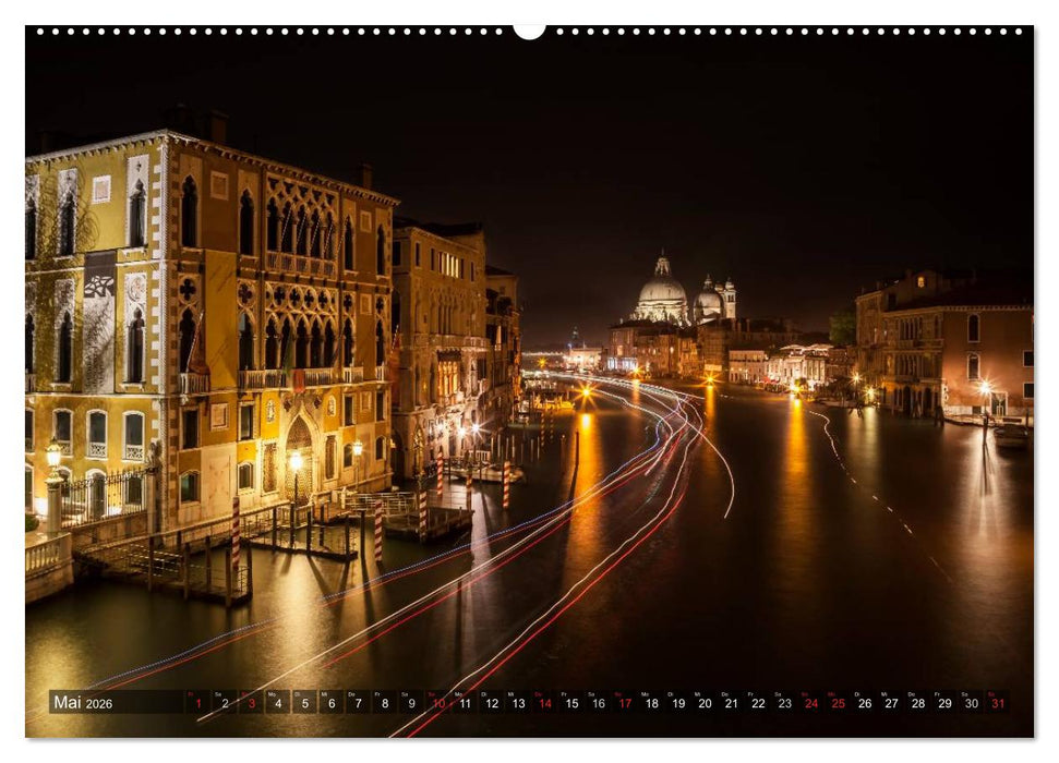 Leuchtendes Venedig (CALVENDO Premium Wandkalender 2026)