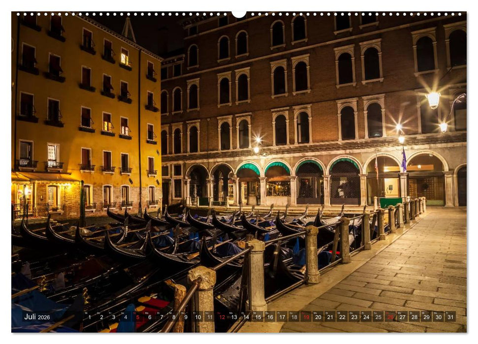 Leuchtendes Venedig (CALVENDO Premium Wandkalender 2026)