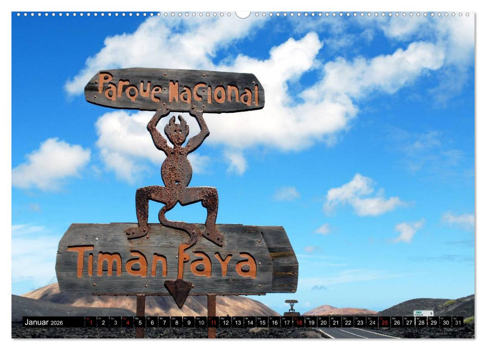 Lanzarote - Kanarische Inseln (CALVENDO Premium Wandkalender 2026)