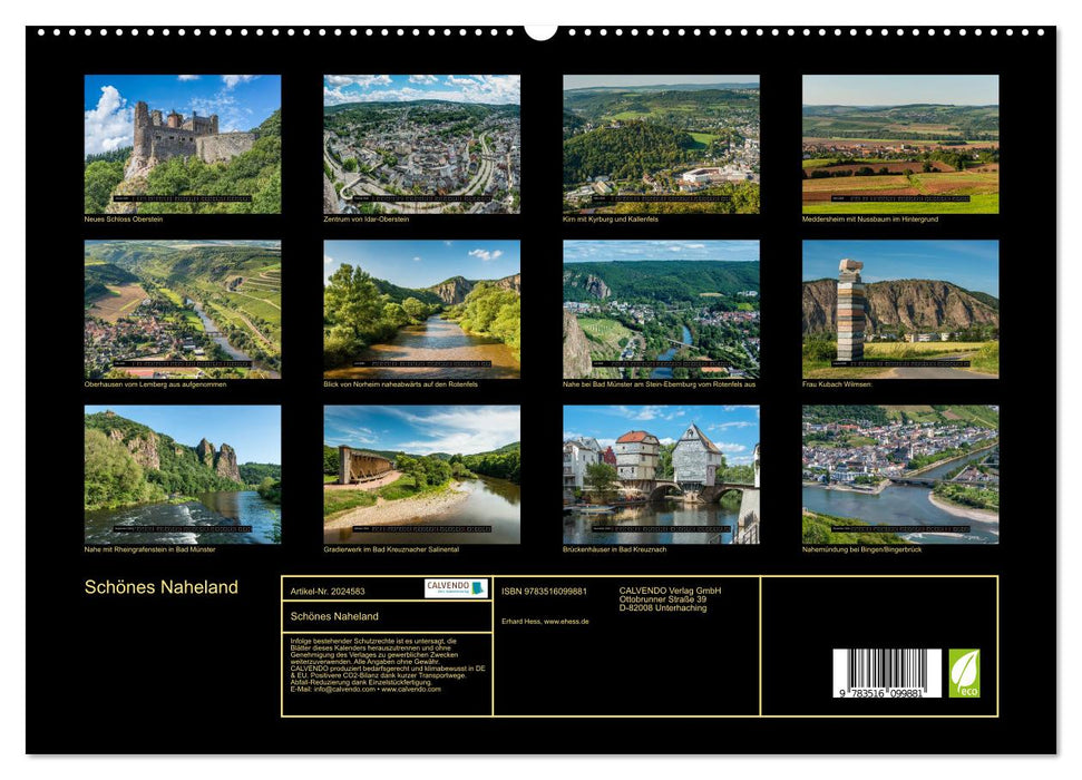 Schönes Naheland (CALVENDO Premium Wandkalender 2026)