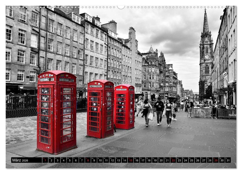 Schwarz - Weiß - Rot (CALVENDO Wandkalender 2026)