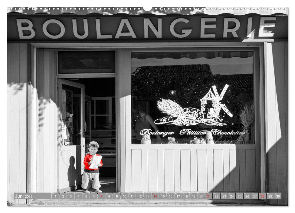 Schwarz - Weiß - Rot (CALVENDO Wandkalender 2026)