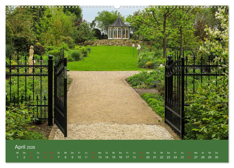 Gärten in Westfalen öffnen ihre Pforten (CALVENDO Premium Wandkalender 2026)